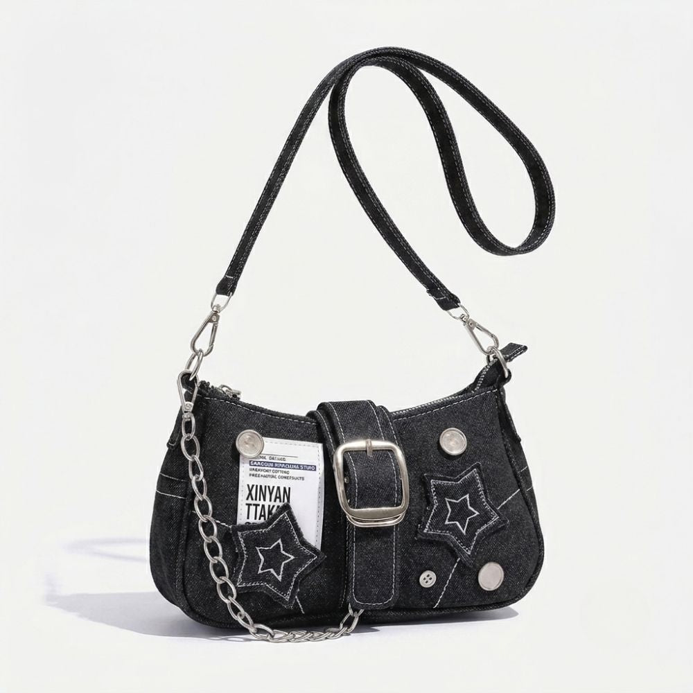 Star Denim Bag