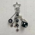 Dice & Star Keychain